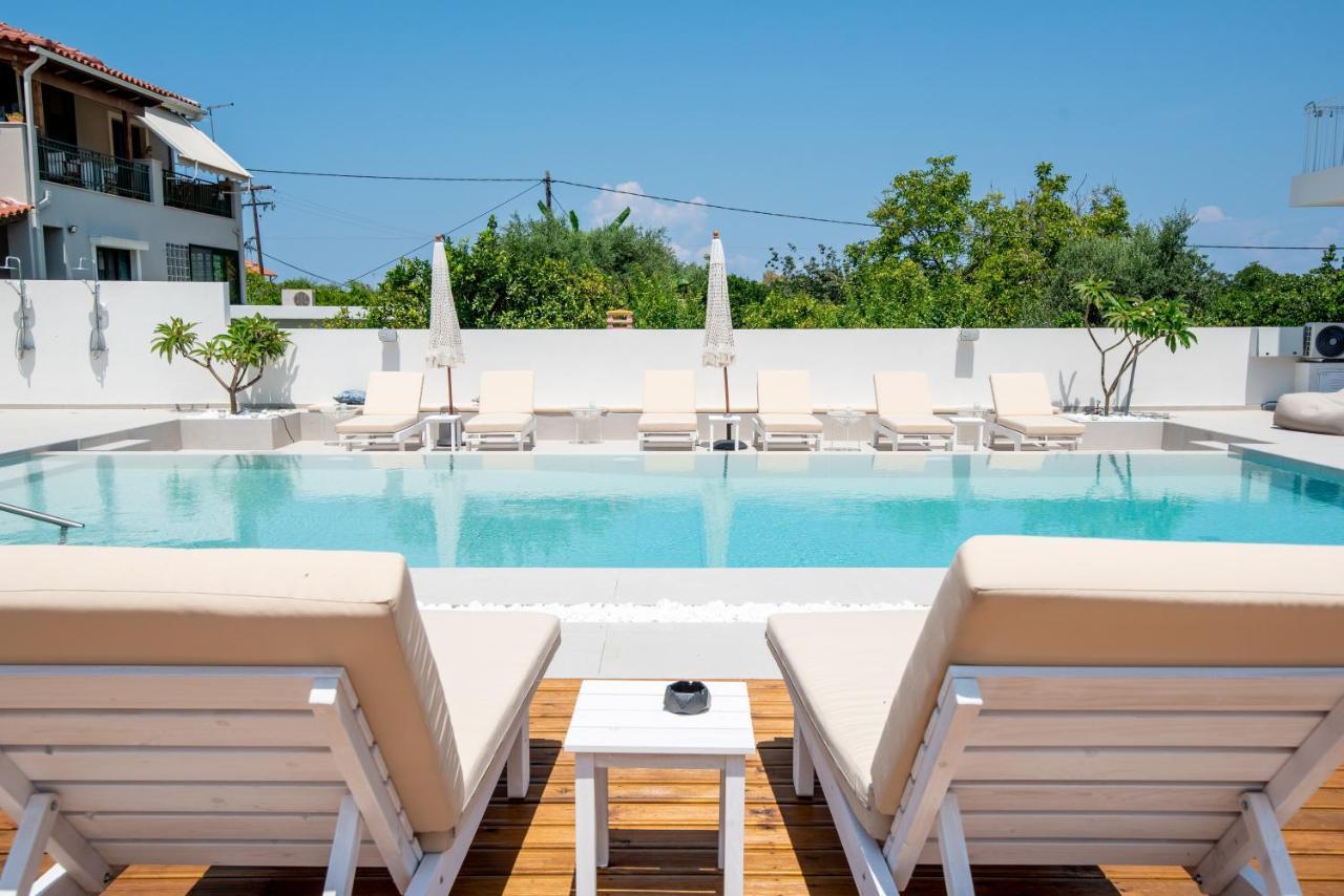 Ennea Suites-Earth Suite Flámbouras Εξωτερικό φωτογραφία